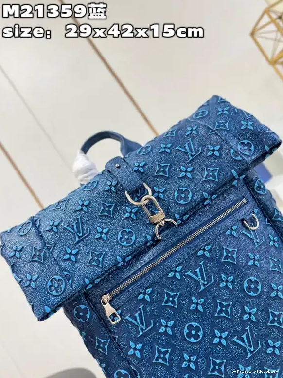 Official oldcobbler BACKPACK VUITTON TOP ROLL LOUIS 0524